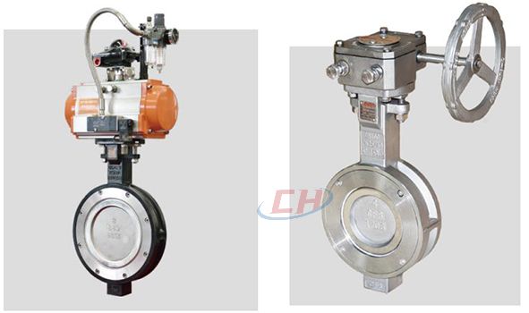 對(duì)夾式高性能雙偏心蝶閥