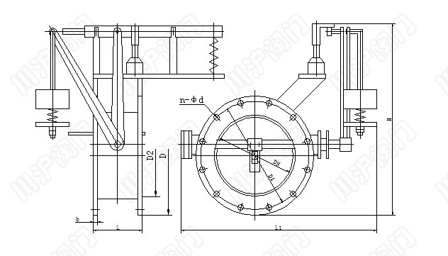 煤氣安全切斷閥結構圖