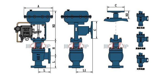 ZJSJ_氣動(dòng)角型調(diào)節(jié)閥結(jié)構(gòu)圖