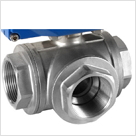 內螺紋三通球閥