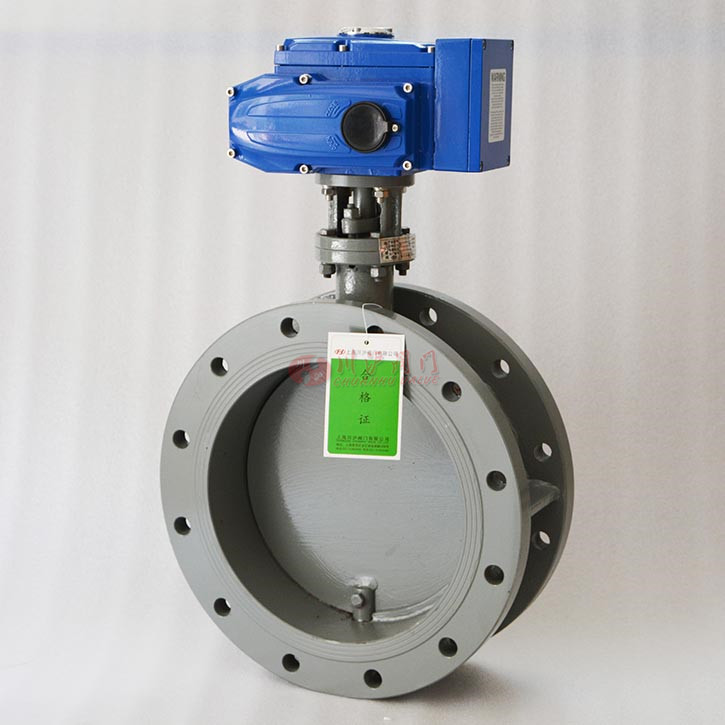 大口徑電動通風蝶閥實物圖