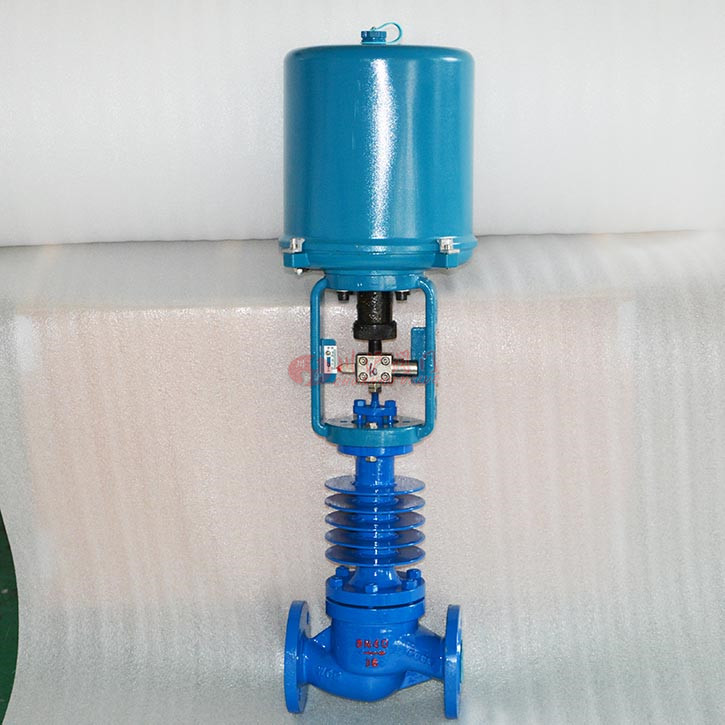 高溫電動(dòng)調(diào)節(jié)閥實(shí)物圖