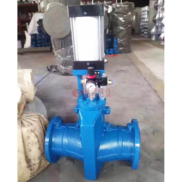 氣動管夾閥實(shí)物圖